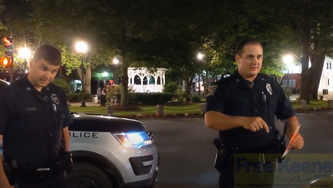 VIDEO: Keene Police Prove it’s Business As Usual By Targeting Peaceful Nightcap Event